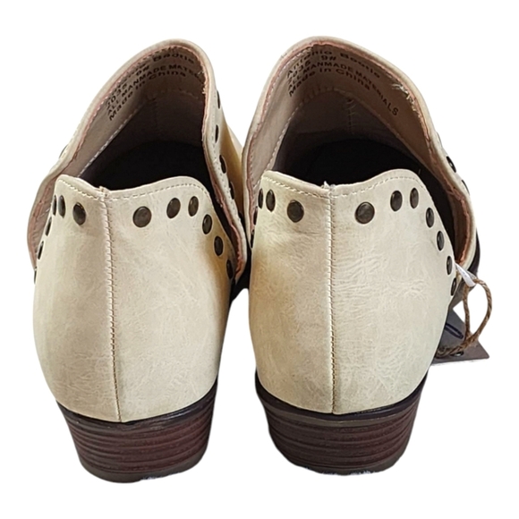 Seven Antonio Bootie 2035 White Studded Western Ankle Boots Size 9 - Picture 4 of 11